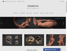 Tablet Screenshot of 3dzbrush.com